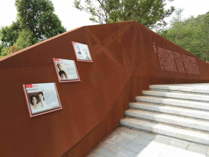 曹县耐候钢挡土墙
